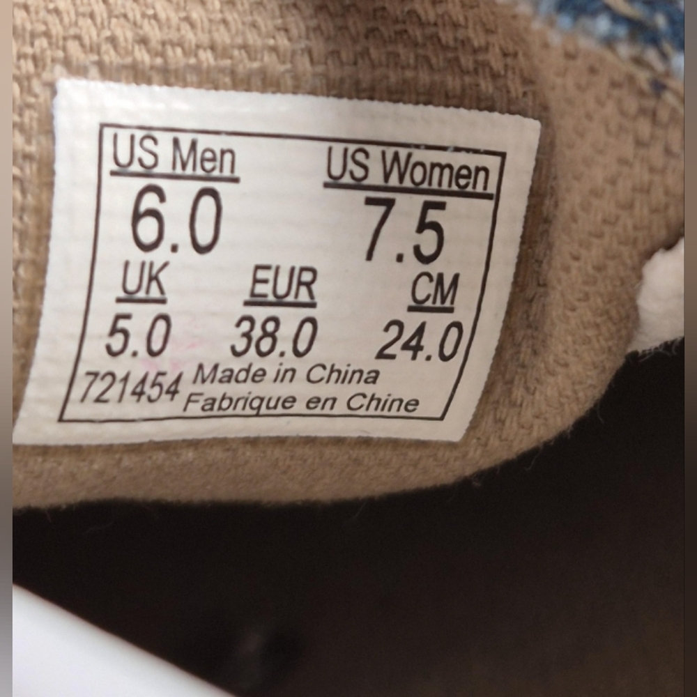 Vans Slip-On 'Patchwork' Denim Platform Sneakers … - image 8